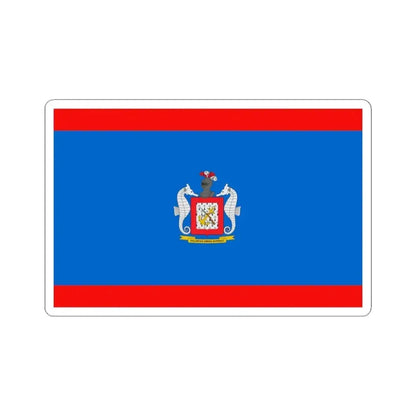 Flag of the Colombian Naval Infantry (Colombia) STICKER Vinyl Kiss-Cut Decal 6 Inch White - The Sticker Space