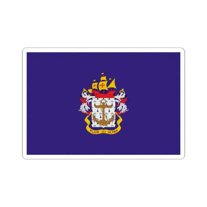 Flag of the Colombian Navy (Colombia) STICKER Vinyl Kiss-Cut Decal 2 Inch White - The Sticker Space