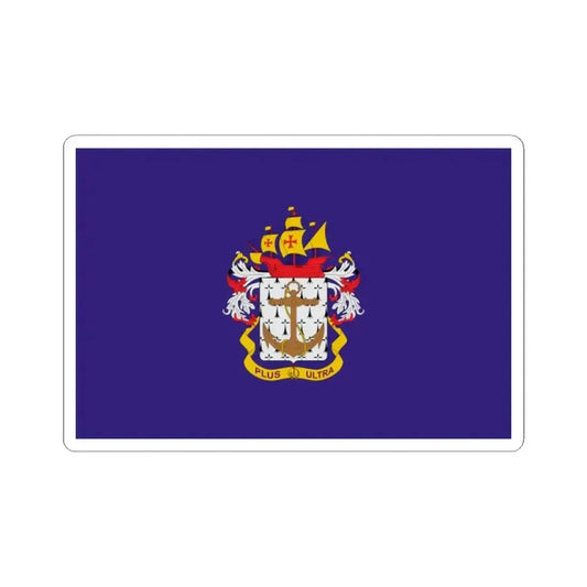 Flag of the Colombian Navy (Colombia) STICKER Vinyl Kiss-Cut Decal 2 Inch White - The Sticker Space