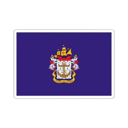 Flag of the Colombian Navy (Colombia) STICKER Vinyl Kiss-Cut Decal 3 Inch White - The Sticker Space