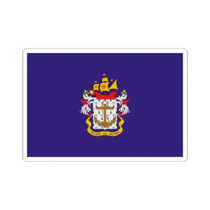 Flag of the Colombian Navy (Colombia) STICKER Vinyl Kiss-Cut Decal 6 Inch White - The Sticker Space