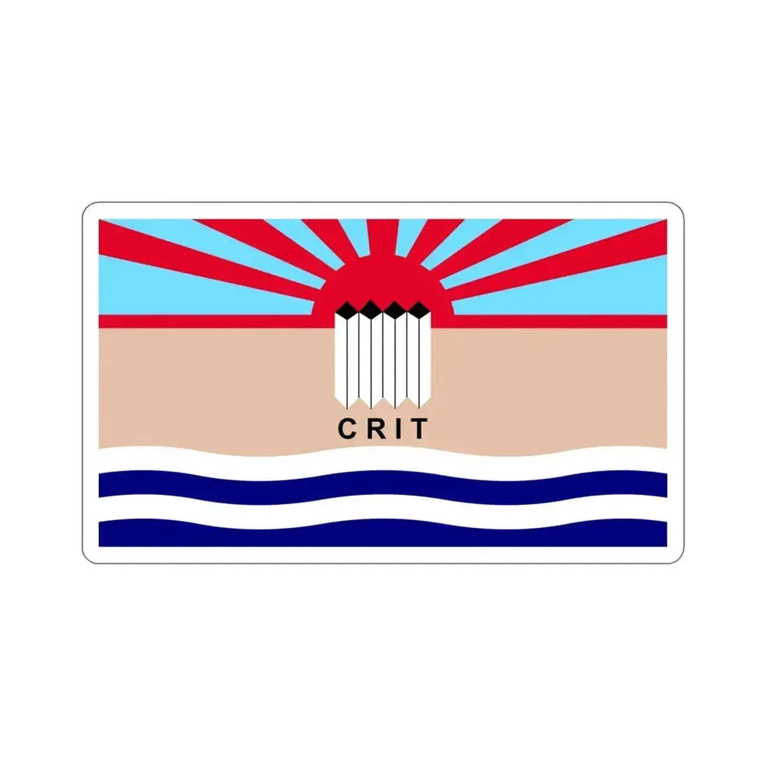 Flag of the Colorado River Indian Tribes STICKER Vinyl Die-Cut Decal - The Sticker Space