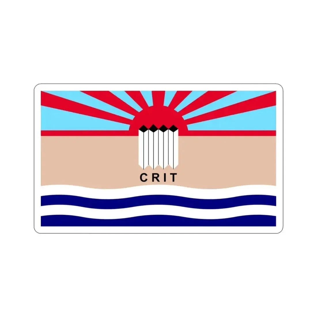 Flag of the Colorado River Indian Tribes STICKER Vinyl Die-Cut Decal - The Sticker Space