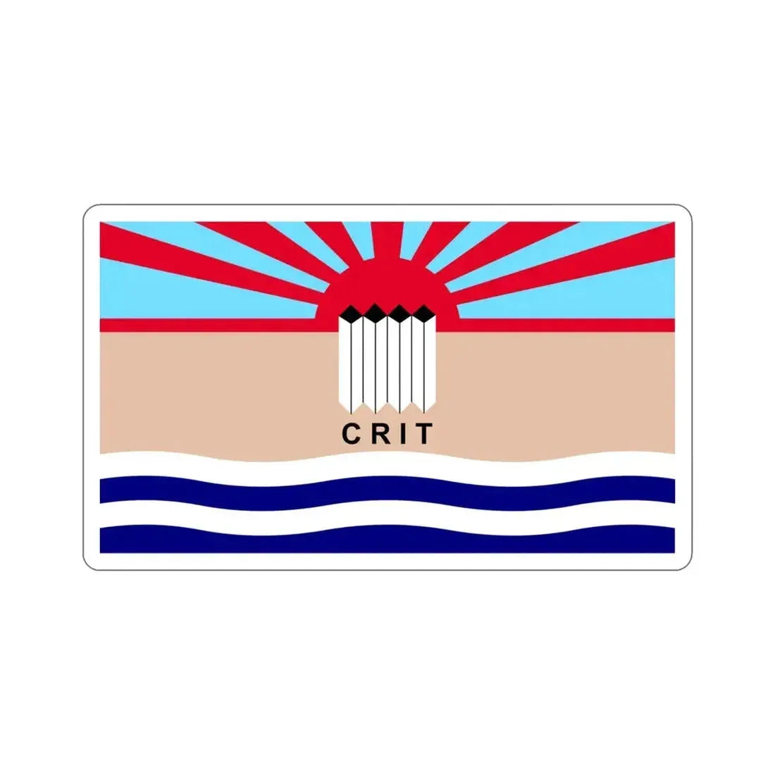 Flag of the Colorado River Indian Tribes STICKER Vinyl Die-Cut Decal - The Sticker Space