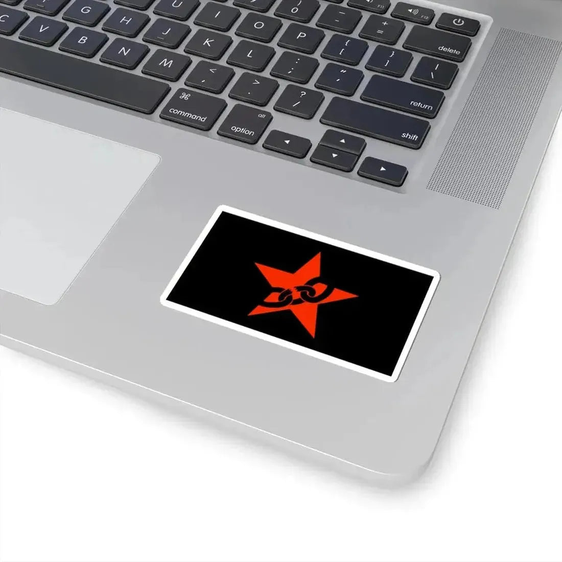 Flag of the Combat Organization of Anarcho-Communists (Belarus) STICKER Vinyl Kiss-Cut Decal - The Sticker Space