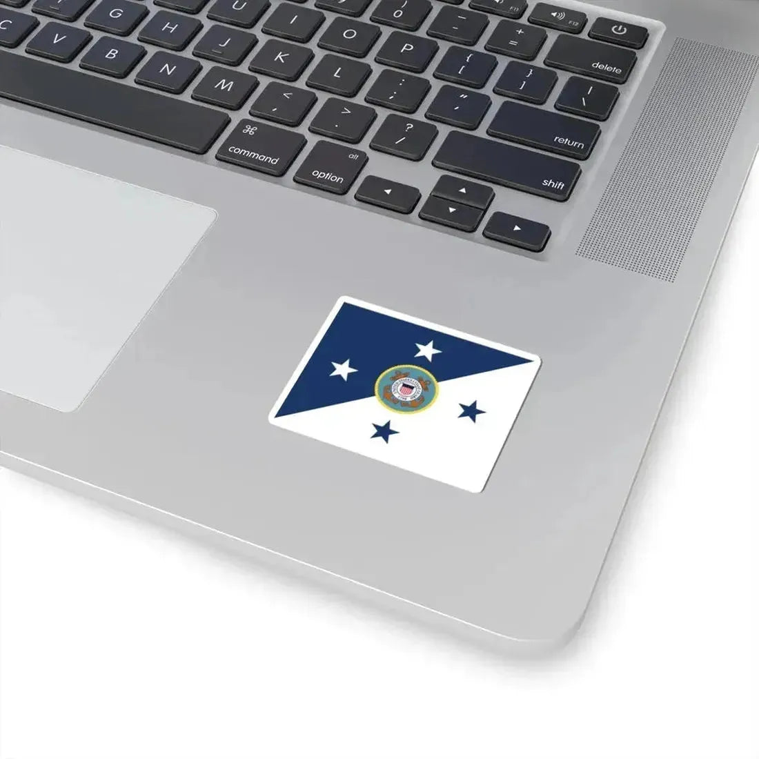 Flag of the Commandant of the United States Coast Guard (United States) STICKER Vinyl Kiss-Cut Decal - The Sticker Space