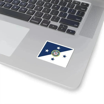 Flag of the Commandant of the United States Coast Guard (United States) STICKER Vinyl Kiss-Cut Decal - The Sticker Space