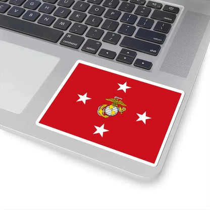 Flag of the Commandant of the United States Marine Corps (United States) STICKER Vinyl Kiss-Cut Decal - The Sticker Space