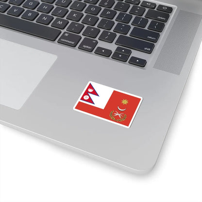 Flag of the Commander-in-Chief of the Nepal Army circa 1969 (Nepal) STICKER Vinyl Kiss-Cut Decal - The Sticker Space