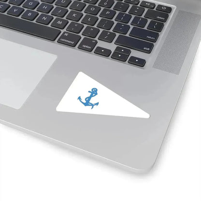 Flag of the Commander of a Maritime Region Algeria (Algeria) STICKER Vinyl Kiss-Cut Decal - The Sticker Space