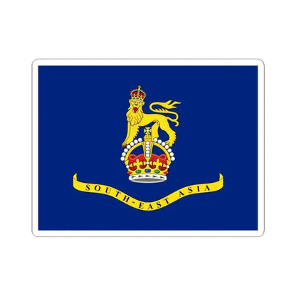 Flag of the Commissioner-General for South-East Asia 1946-1953 (Brunei) STICKER Vinyl Kiss-Cut Decal 4 Inch White - The Sticker Space