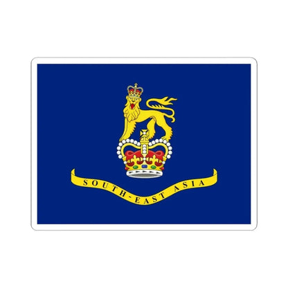 Flag of the Commissioner-General for South-East Asia 1953-1963 (Brunei) STICKER Vinyl Kiss-Cut Decal 3 Inch White - The Sticker Space