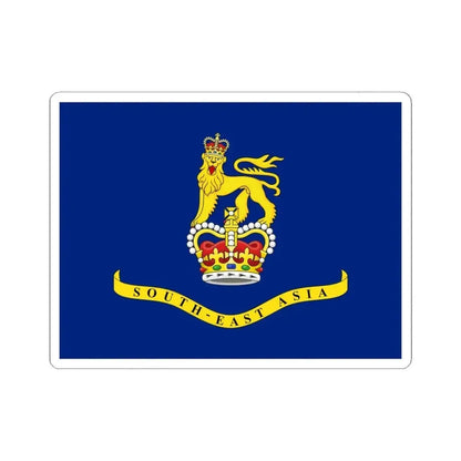 Flag of the Commissioner-General for South-East Asia 1953-1963 (Brunei) STICKER Vinyl Kiss-Cut Decal 6 Inch White - The Sticker Space