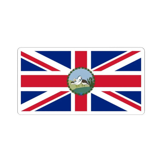 Flag of the Commissioner of Weihaiwei 1903-1930 (China) STICKER Vinyl Kiss-Cut Decal 2 Inch White - The Sticker Space