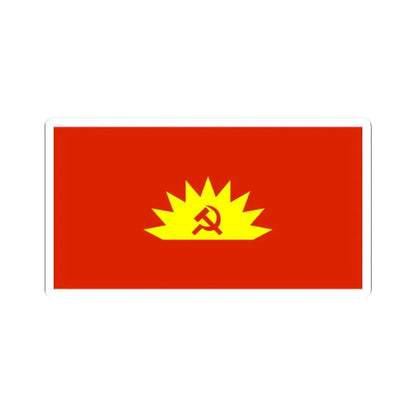 Flag of the Communist Party of Ireland (Ireland) STICKER Vinyl Kiss-Cut Decal 2 Inch White - The Sticker Space