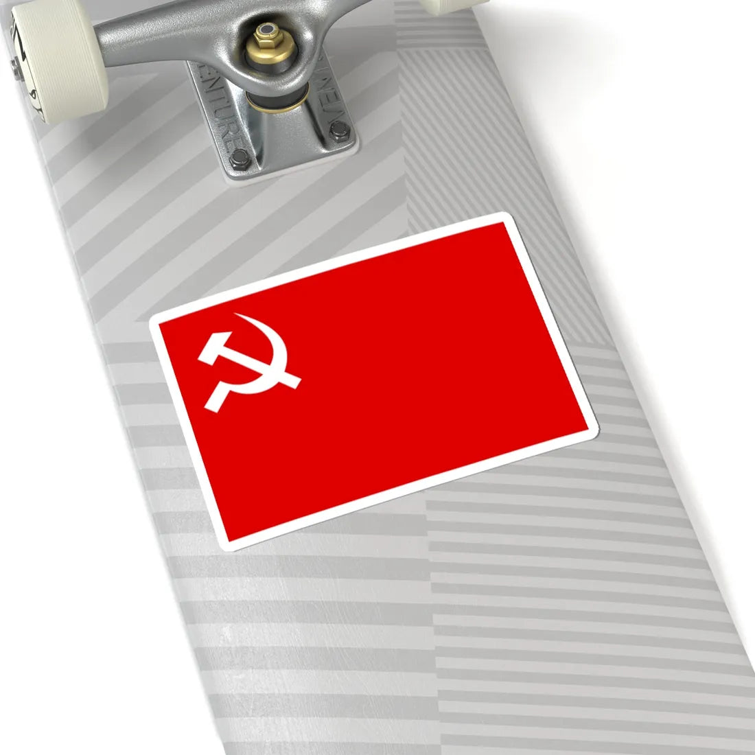 Flag of the Communist Party of Nepal Unified Marxist-Leninist (Nepal) STICKER Vinyl Kiss-Cut Decal - The Sticker Space