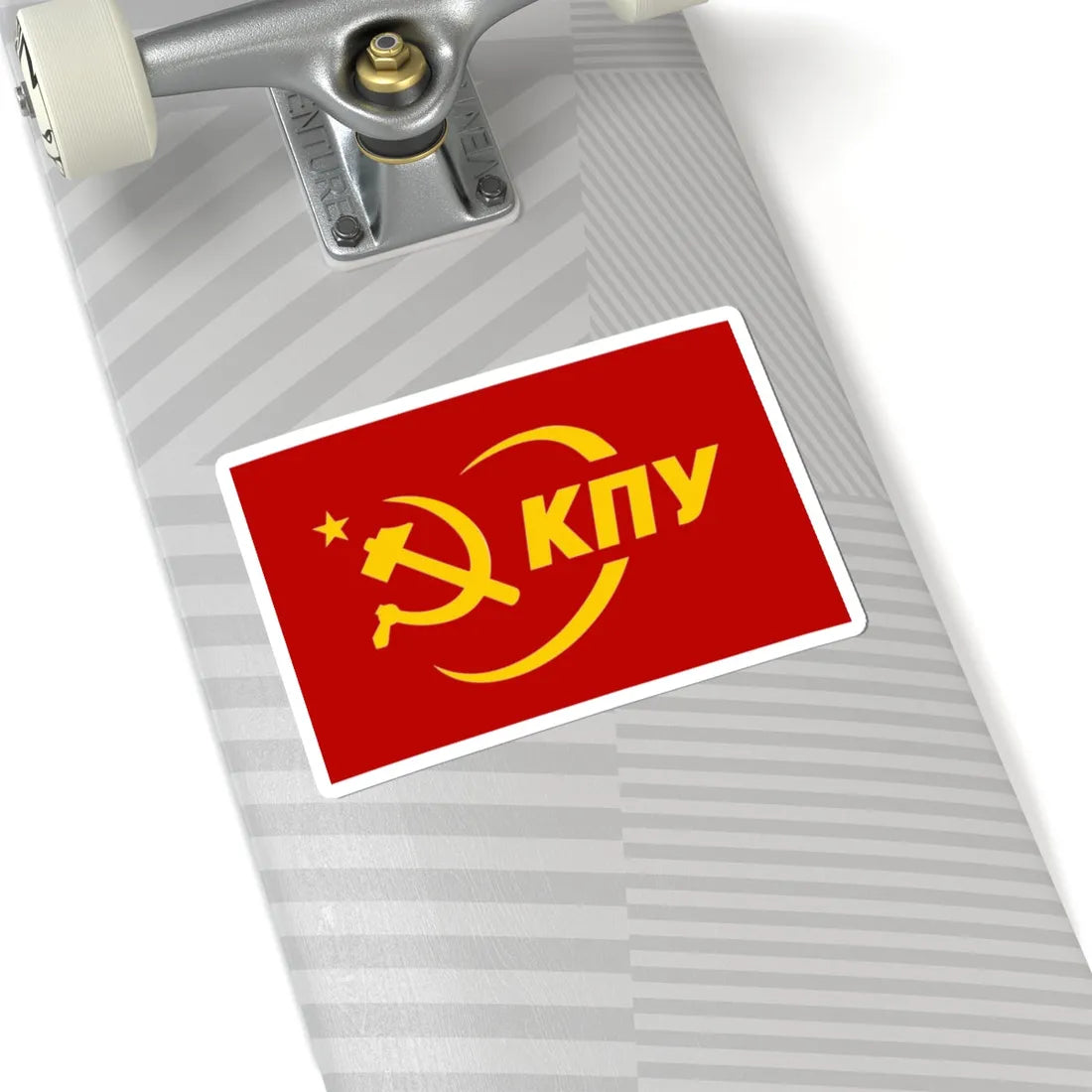 Flag of the Communist Party of Ukraine variant (Ukraine) STICKER Vinyl Kiss-Cut Decal - The Sticker Space