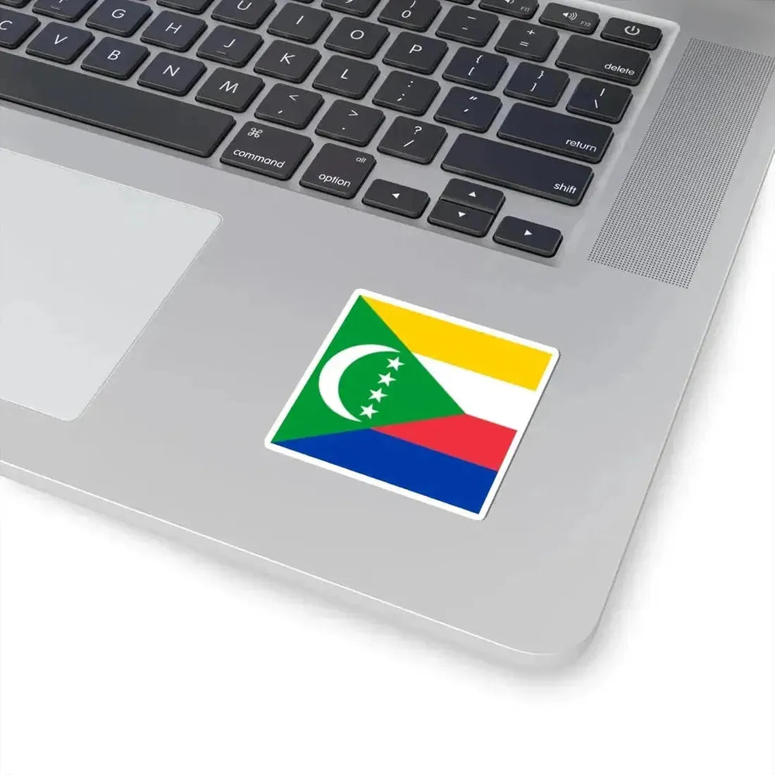 Flag of the Comoros 1-1 (Comoros) STICKER Vinyl Kiss-Cut Decal - The Sticker Space