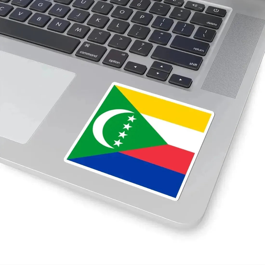 Flag of the Comoros 1-1 (Comoros) STICKER Vinyl Kiss-Cut Decal - The Sticker Space