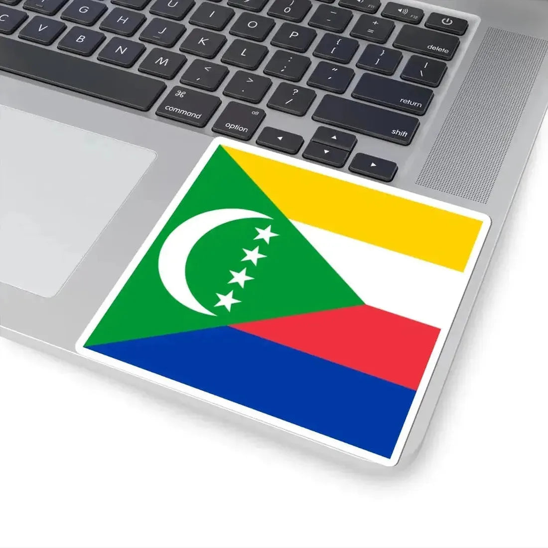 Flag of the Comoros 1-1 (Comoros) STICKER Vinyl Kiss-Cut Decal - The Sticker Space
