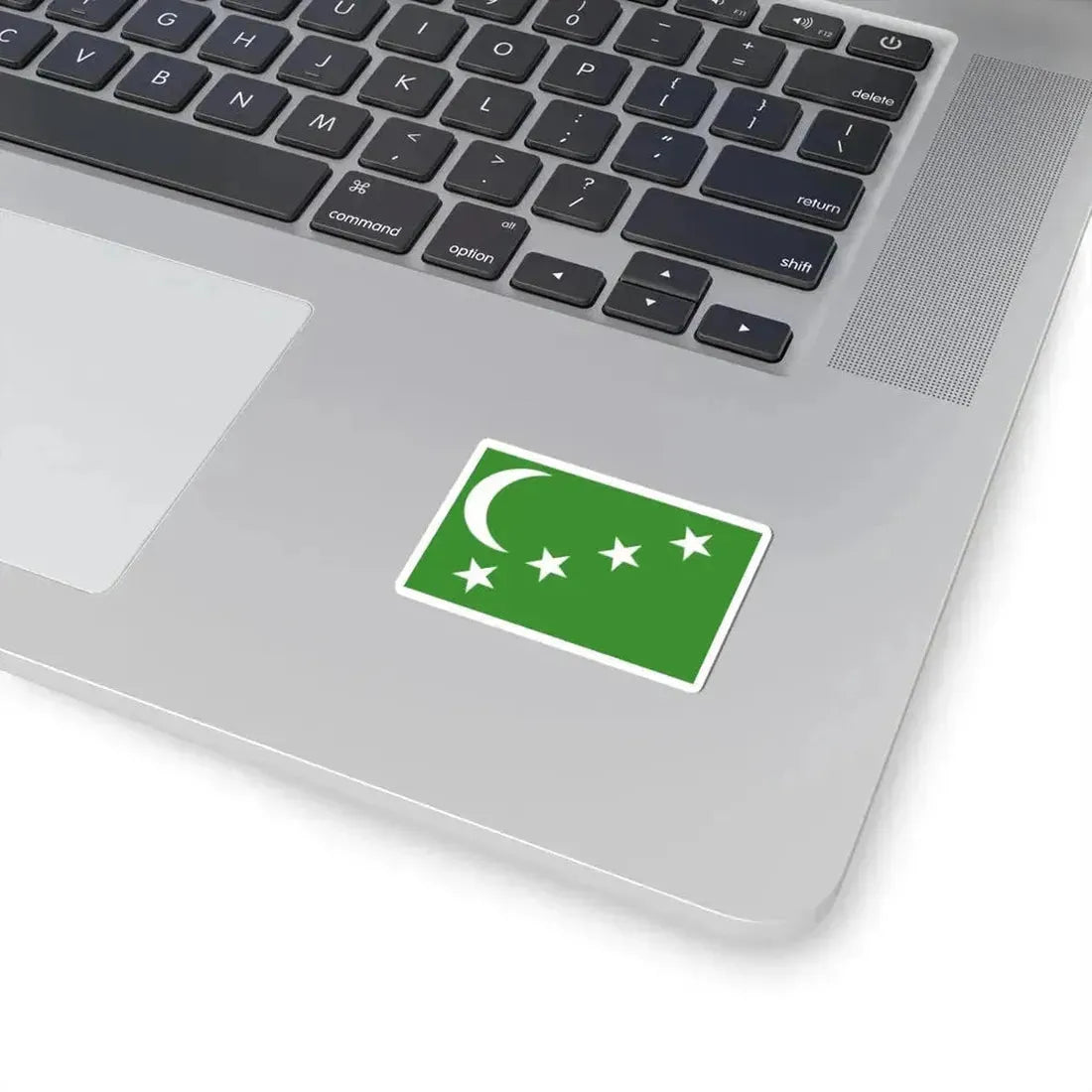 Flag of the Comoros 1963-1975 (Comoros) STICKER Vinyl Kiss-Cut Decal - The Sticker Space