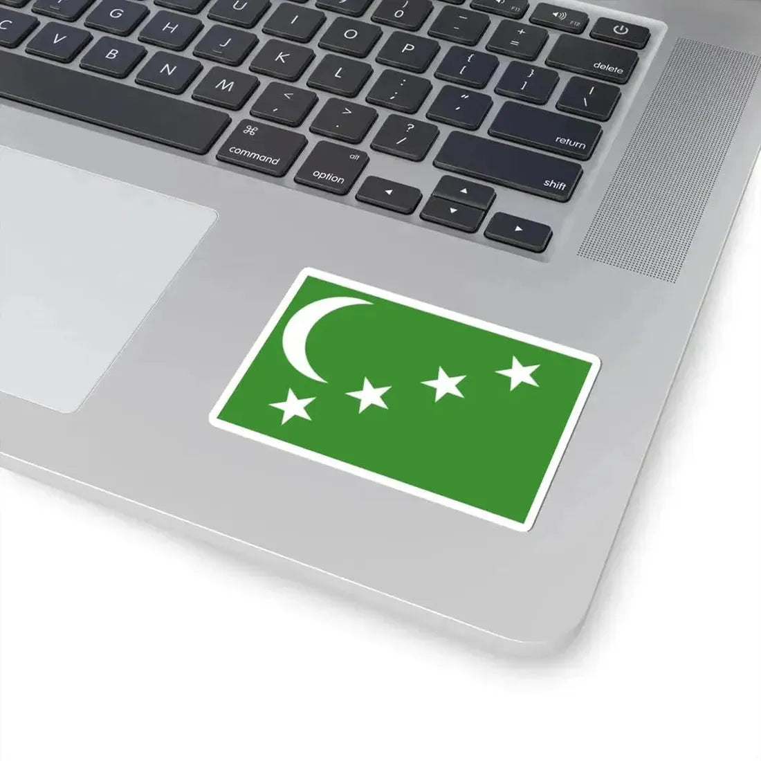Flag of the Comoros 1963-1975 (Comoros) STICKER Vinyl Kiss-Cut Decal - The Sticker Space