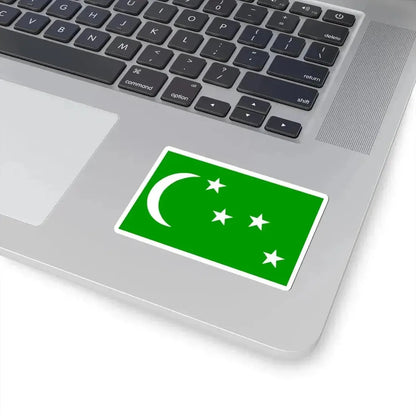 Flag of the Comoros 1963-1975 proposal (Comoros) STICKER Vinyl Kiss-Cut Decal - The Sticker Space