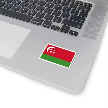 Flag of the Comoros 1975-1978 3-2 (Comoros) STICKER Vinyl Kiss-Cut Decal - The Sticker Space