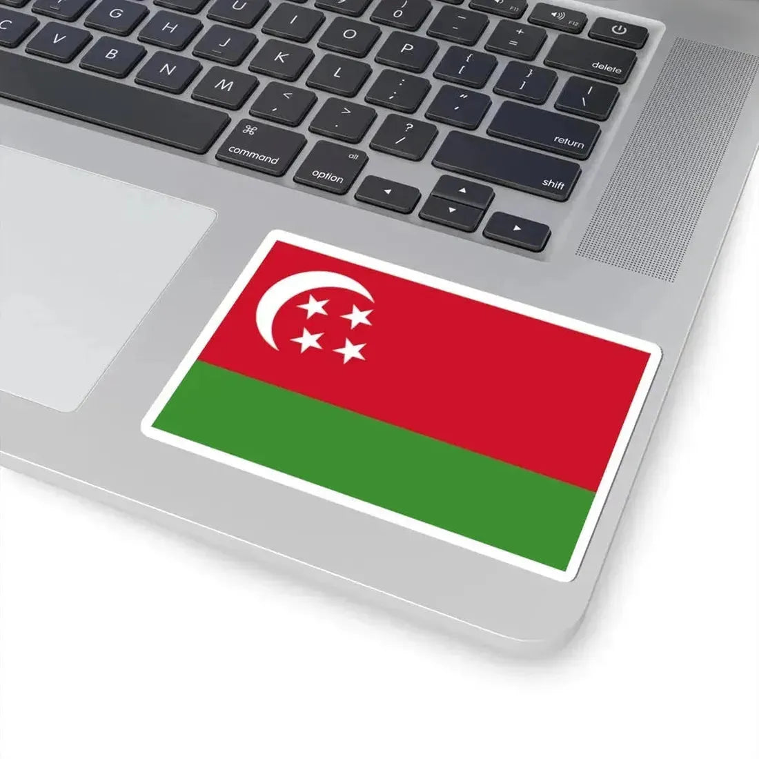 Flag of the Comoros 1975-1978 3-2 (Comoros) STICKER Vinyl Kiss-Cut Decal - The Sticker Space