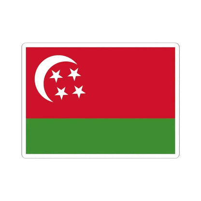 Flag of the Comoros 1975-1978 (Comoros) STICKER Vinyl Kiss-Cut Decal 3 Inch White - The Sticker Space