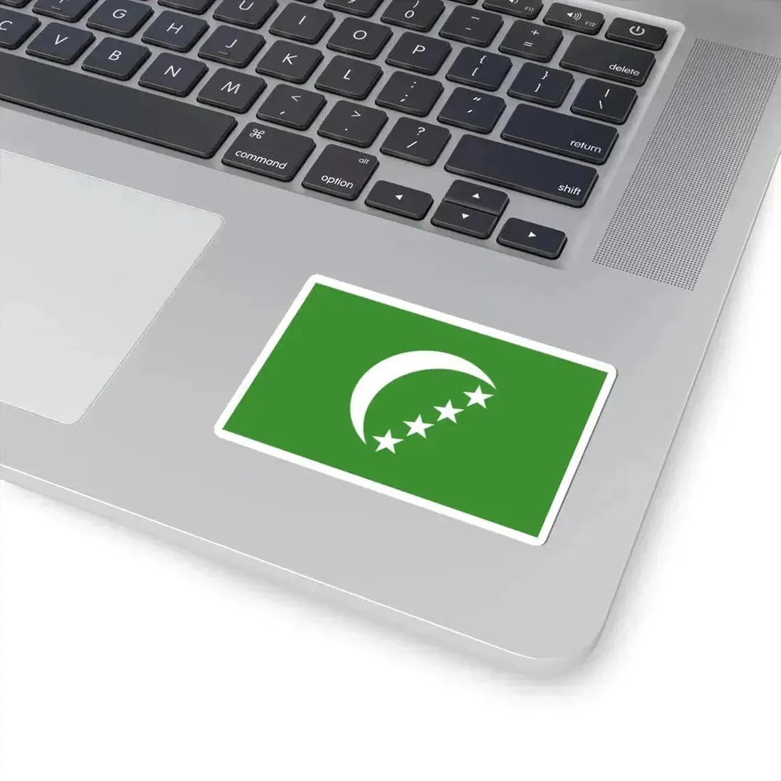Flag of the Comoros 1978-1992 3-2 (Comoros) STICKER Vinyl Kiss-Cut Decal - The Sticker Space