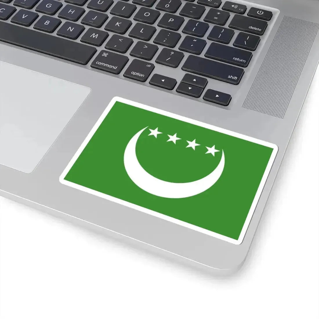 Flag of the Comoros 1992-1996 3-2 (Comoros) STICKER Vinyl Kiss-Cut Decal - The Sticker Space