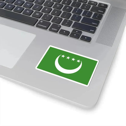 Flag of the Comoros 1992-1996 (Comoros) STICKER Vinyl Kiss-Cut Decal - The Sticker Space