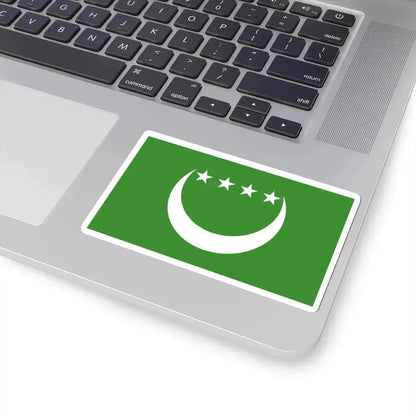 Flag of the Comoros 1992-1996 (Comoros) STICKER Vinyl Kiss-Cut Decal - The Sticker Space