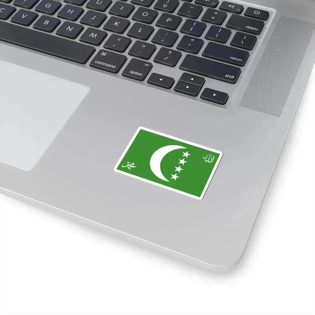 Flag of the Comoros 1996-2001 3-2 (Comoros) STICKER Vinyl Kiss-Cut Decal - The Sticker Space