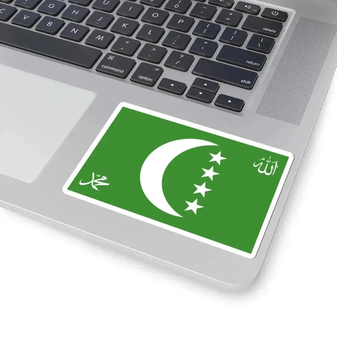 Flag of the Comoros 1996-2001 3-2 (Comoros) STICKER Vinyl Kiss-Cut Decal - The Sticker Space