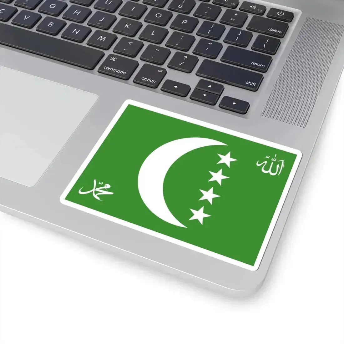 Flag of the Comoros 1996-2001 (Comoros) STICKER Vinyl Kiss-Cut Decal - The Sticker Space