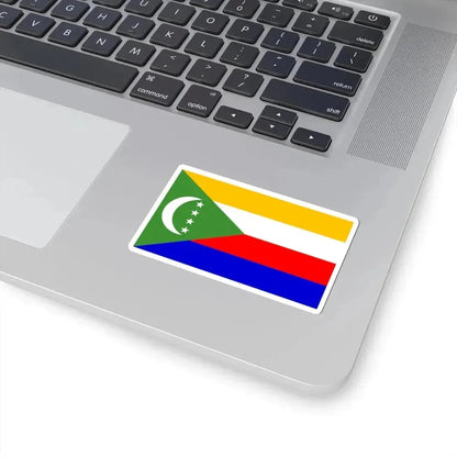Flag of the Comoros 2001 (Comoros) STICKER Vinyl Kiss-Cut Decal - The Sticker Space