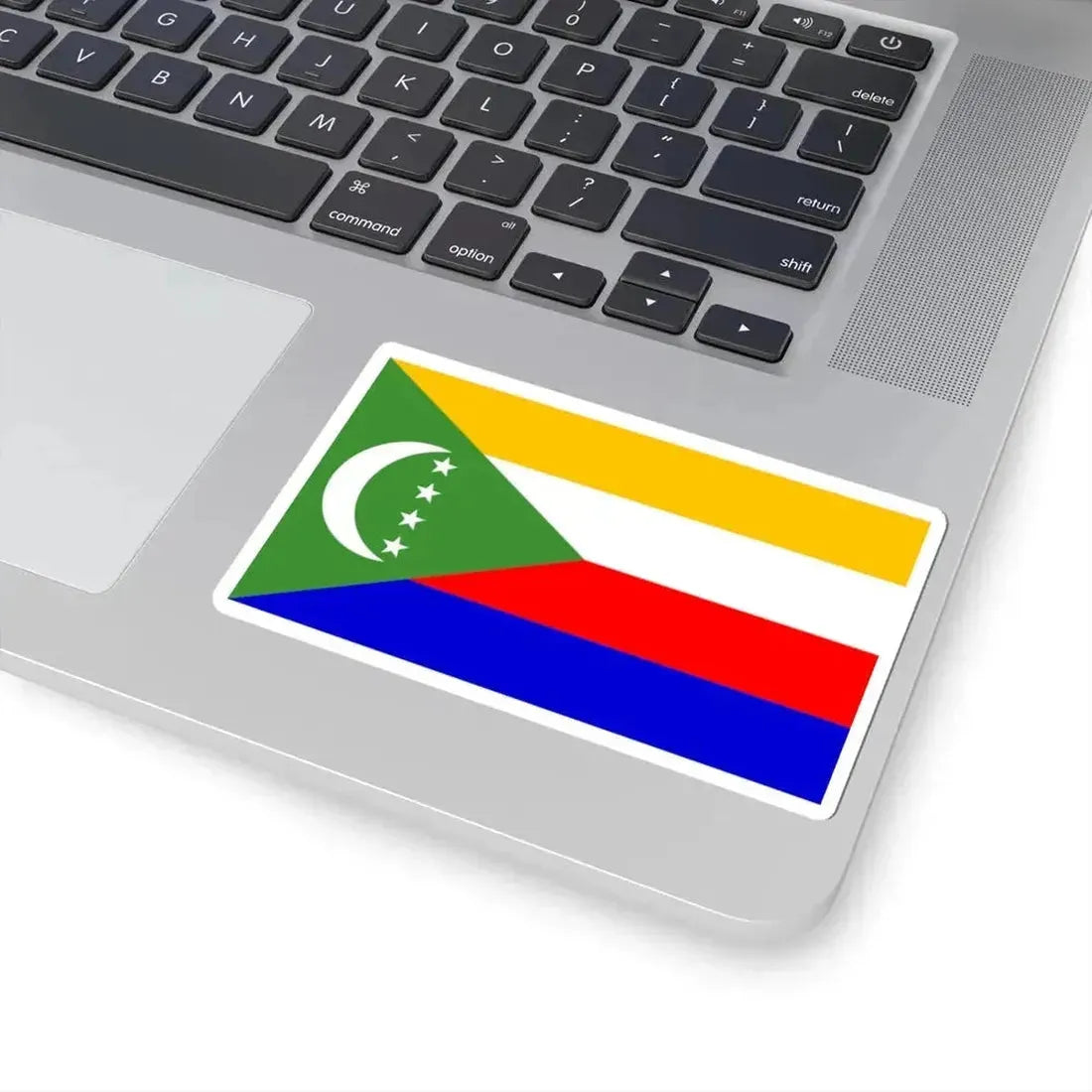 Flag of the Comoros 2001 (Comoros) STICKER Vinyl Kiss-Cut Decal - The Sticker Space