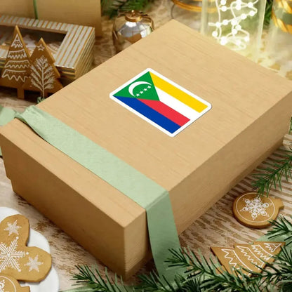 Flag of the Comoros 3-2 (Comoros) STICKER Vinyl Kiss-Cut Decal - The Sticker Space