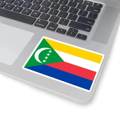 Flag of the Comoros 3-2 (Comoros) STICKER Vinyl Kiss-Cut Decal - The Sticker Space