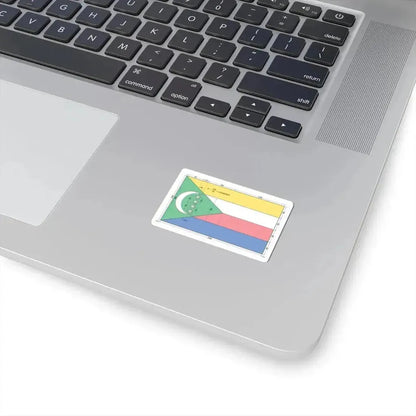 Flag of the Comoros construction sheet (Comoros) STICKER Vinyl Kiss-Cut Decal - The Sticker Space