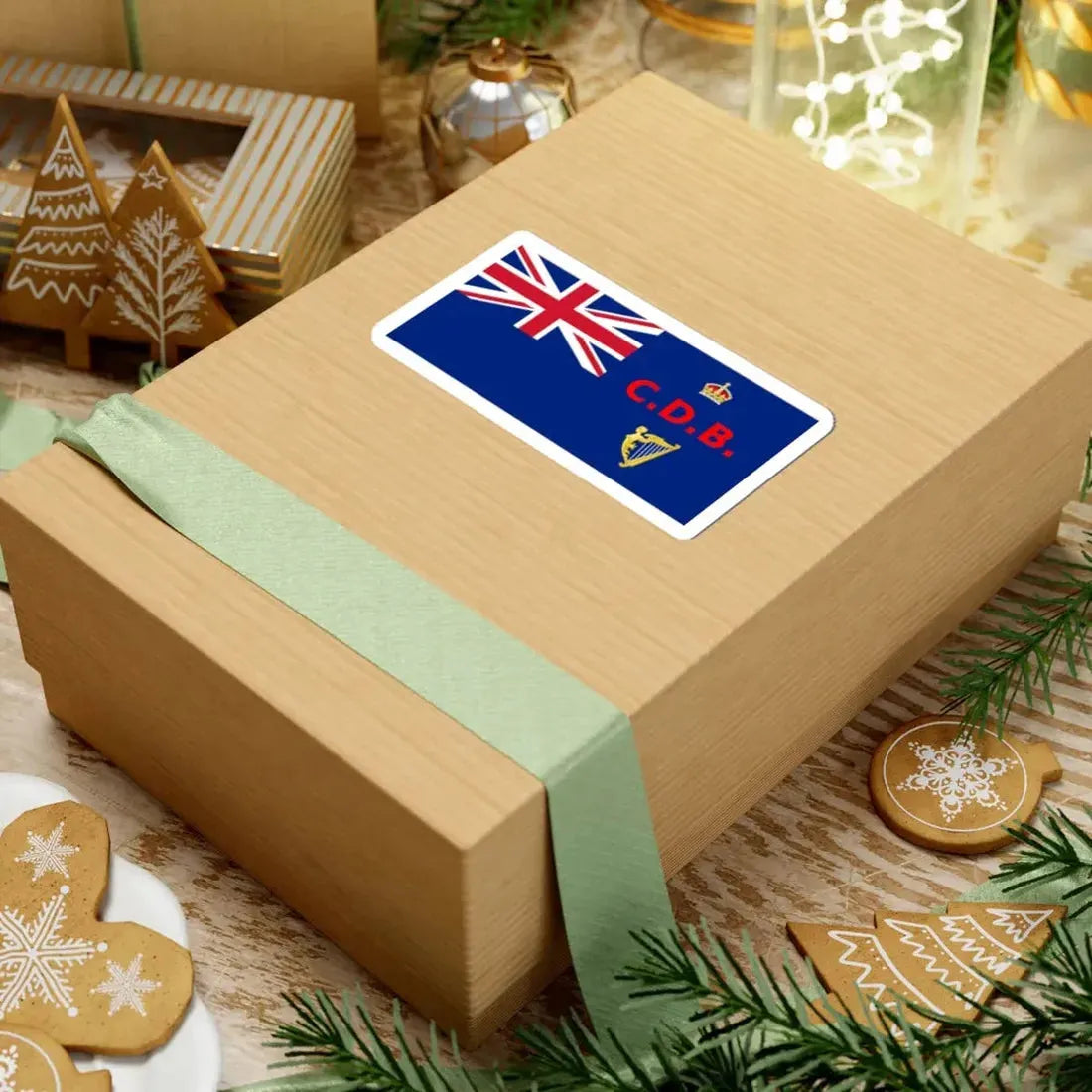 Flag of the Congested Districts Board for Ireland 1893-1907 (Ireland) STICKER Vinyl Kiss-Cut Decal - The Sticker Space