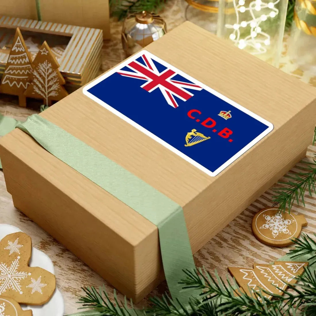 Flag of the Congested Districts Board for Ireland 1893-1907 (Ireland) STICKER Vinyl Kiss-Cut Decal - The Sticker Space