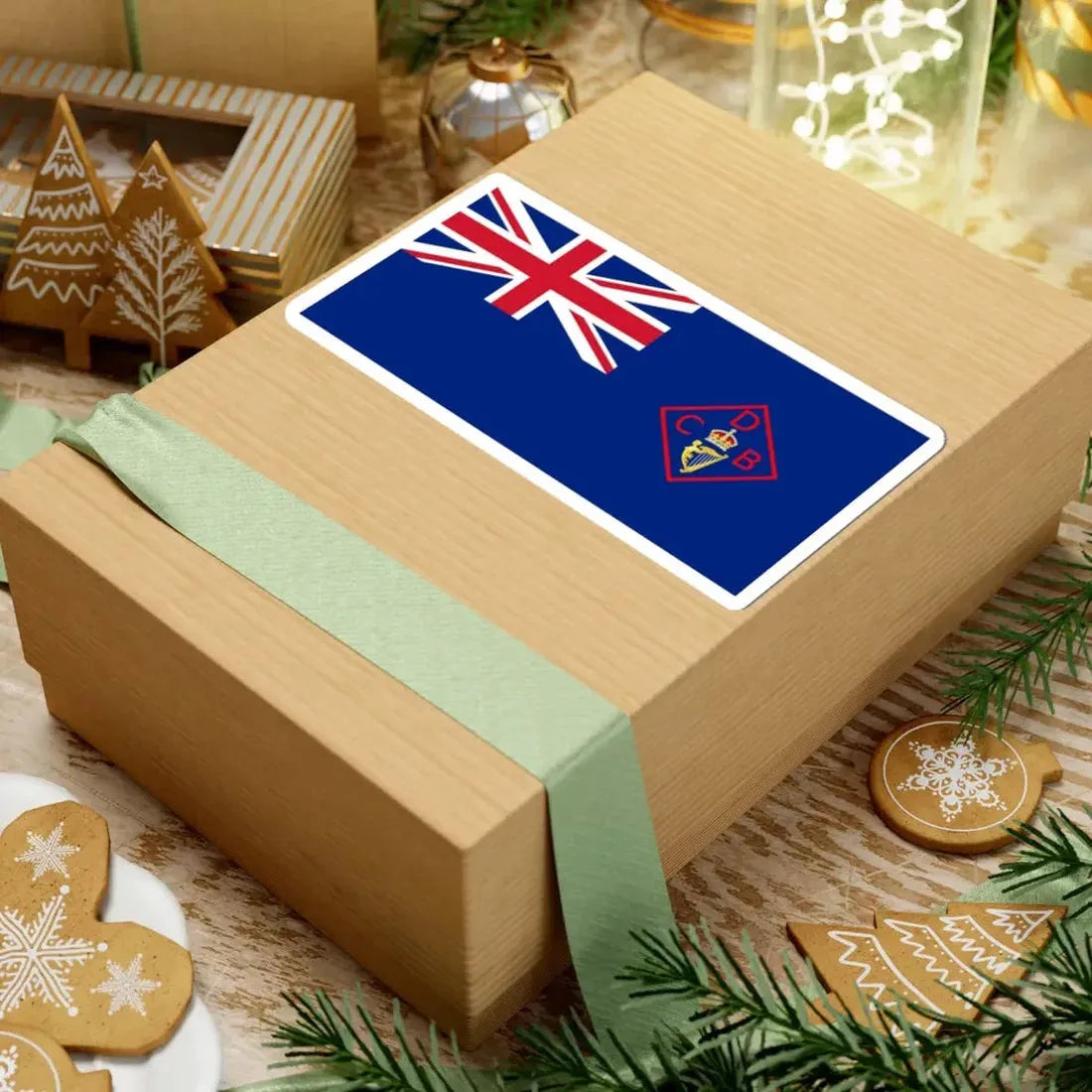 Flag of the Congested Districts Board for Ireland 1907-1916 (Ireland) STICKER Vinyl Kiss-Cut Decal - The Sticker Space