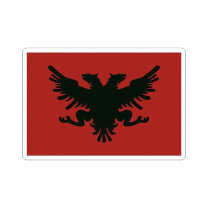 Flag of the Congress of Lushnje (Albania) STICKER Vinyl Kiss-Cut Decal 6 Inch White - The Sticker Space