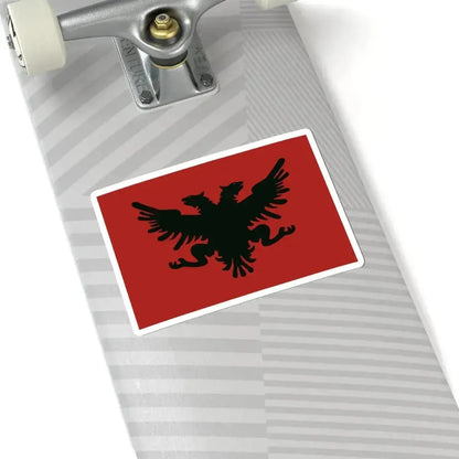 Flag of the Congress of Lushnje (Albania) STICKER Vinyl Kiss-Cut Decal - The Sticker Space