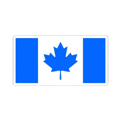 Flag of the Conservative Party of Canada unofficial (Canada) STICKER Vinyl Kiss-Cut Decal 2 Inch White - The Sticker Space