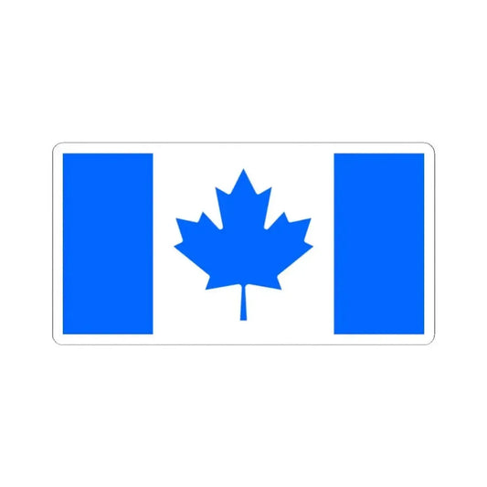 Flag of the Conservative Party of Canada unofficial (Canada) STICKER Vinyl Kiss-Cut Decal 2 Inch White - The Sticker Space