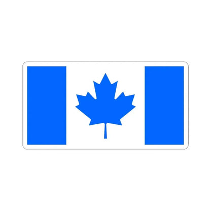 Flag of the Conservative Party of Canada unofficial (Canada) STICKER Vinyl Kiss-Cut Decal 4 Inch White - The Sticker Space